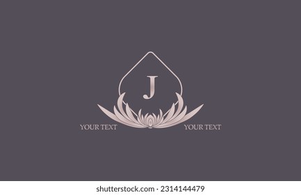 Creative letter J logo design. Monogram, business, real estate logo, company emblem.