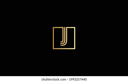 Letra creativa j para logotipo y monograma. Letra mínima de estilo artístico 
