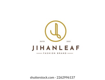 Creative letter J simple elegant logo design concept. Initial symbol for corporate business identity. Alphabet vector element