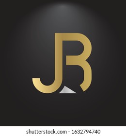 Creative letter JB Logo Design Vector Template. Initial Linked Letter JB Logo Design