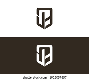 Creative letter JB Logo Design Vector Template. Initial Linked Letter JB Logo Design