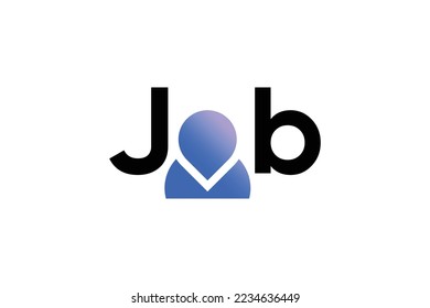 Creative Letter Job Logo Design Template