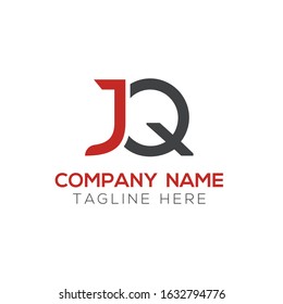 Creative letter JQ Logo Design Vector Template. Initial Linked Letter JQ Logo Design