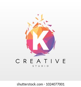 Creative Letter K Logo Design.