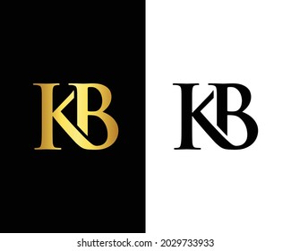 Creative Letter KB Logo Design Vector Template.
