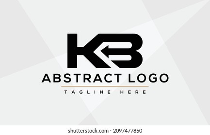 Creative letter KB Logo Design Vector Template. Initial Letter KB Logo Design