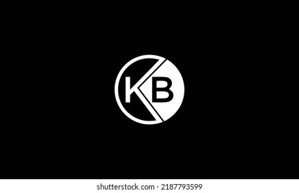 Creative Letter KB Logo Design Vector Template. Initial Letter KB Logo Design