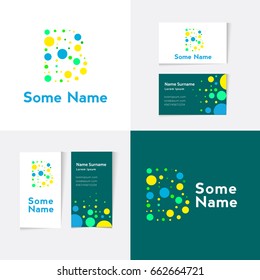 Creative Letter L design vector template on The Business Card Template. Abstract Colorful Alphabet .Friendly funny.ABC Typeface.Type Characters Logotype symbols.Abstract Colorful Alphabet