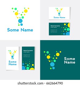 Creative Letter L design vector template on The Business Card Template. Abstract Colorful Alphabet .Friendly funny.ABC Typeface.Type Characters Logotype symbols.Abstract Colorful Alphabet