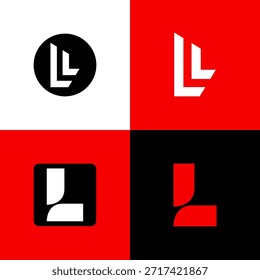 Creative Letter L Logo Bundle – Colorful Simple Modern Alphabet Logo Collection for Branding, Startup, and Corporate Identity Design