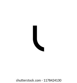Creative letter l logo design vector template