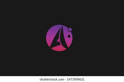 Creative letter A logo design