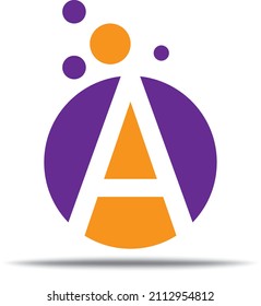 Creative A letter logo design
