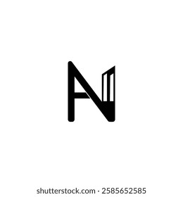 creative letter an logo design