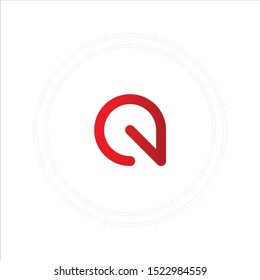 Creative Letter A Logo Design Element. Circle concept symbol suitable for logo company.