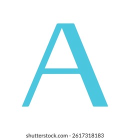 Creative letter A logo design graphic