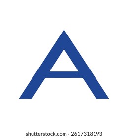 Creative letter A logo design graphic