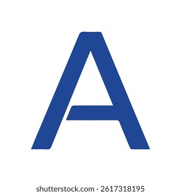 Creative letter A logo design graphic