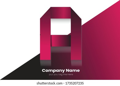 Letra creativa A Logo Design Letra A elementos de plantilla de diseño de icono de logotipo con signo vectorial. 
