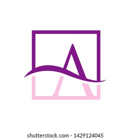 Creative Letter A Logo Design illustrations