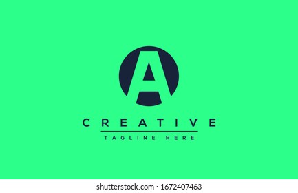Creative letter A Logo Design. Modern initial Icon A