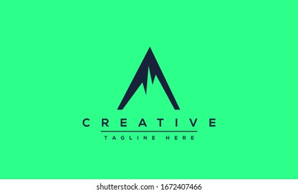 Creative letter A Logo Design. Modern initial Icon A