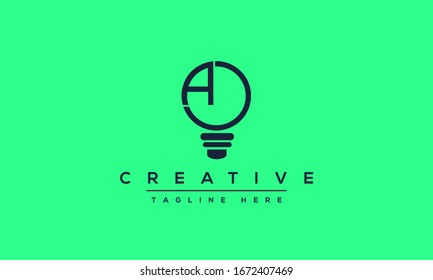 Creative letter A Logo Design. Modern initial Icon A