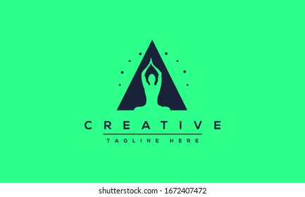 Creative letter A Logo Design. Modern initial Icon A
