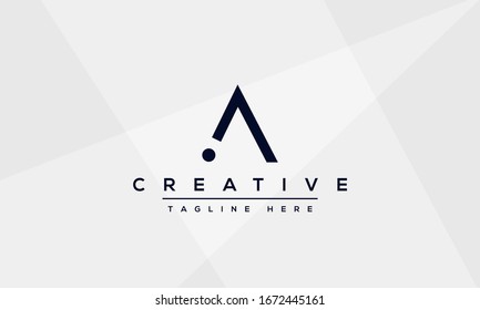 Creative letter A Logo Design. Modern initial Icon A