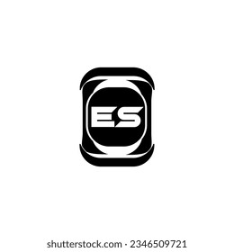 creative letter logo design rectangle with sep.black logo design for your company.