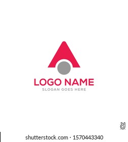 Creative A letter logo design template