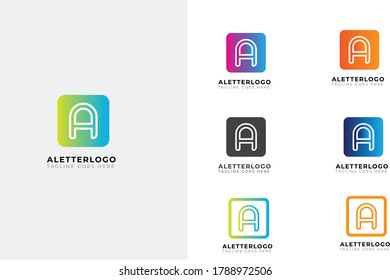Creative A Letter Logo Design Template , A letter Logo For Company and Brand 