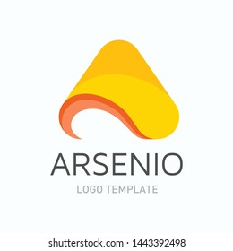 Creative Letter A Logo design vector template