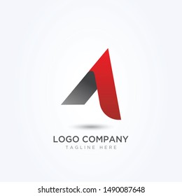 Creative Letter A Logo design. logo A vector. letter A illustration. alphabet icon