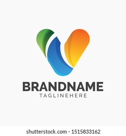 Creative Letter Logo design vector template. Colorful Alphabet collection. Type Characters Logotype symbols.
