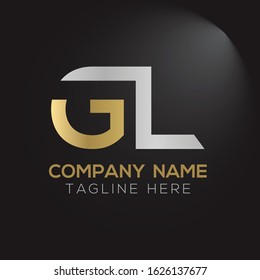 Creative Letter Logo Design vector Template. Abstract Letter GL logo Design