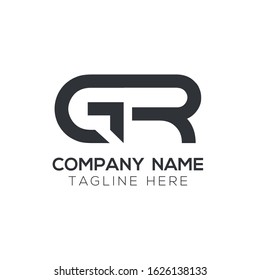 Creative Letter Logo Design vector Template. Abstract Letter GR logo Design
