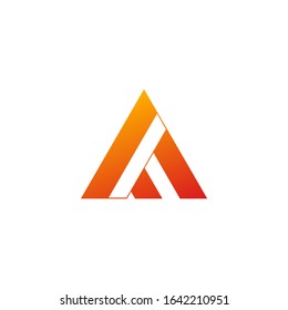 creative letter a logo design vector