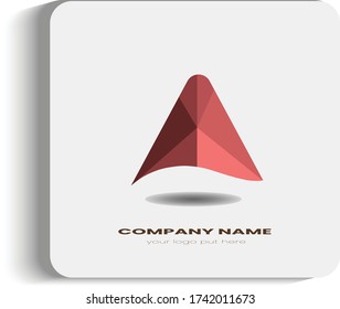 Creative Letter A Logo design vector template.  Colorful Alphabet collection. Type Characters Logotype energetic  symbols.