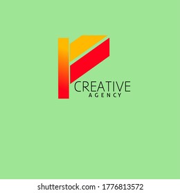 Carta creativa Una plantilla vectorial de diseño con logotipo. Amigable y divertida máquina de ABC. Colorida colección Alphabet. Escriba los símbolos de logotipo de caracteres.
