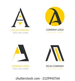 Creative a letter logo design vector