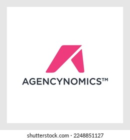 Creative Letter A Logo design vector template. Friendly funny ABC Typeface. Colorful Alphabet collection. Type Characters Logotype symbols.