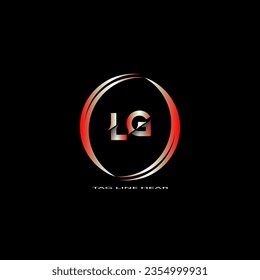 logotipo de carta creativa. diseño de logotipo degradado con fondo negro para su empresa.