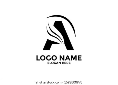 Creative Letter A logo icon, Letter Logo Design Template Vector Isolated