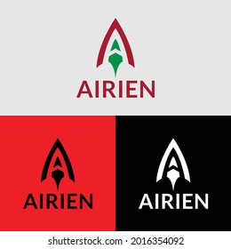 Logotipo creativo de una carta - Diseño del logotipo del icono