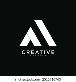Creative letter A logo icon design template. Premium Vector