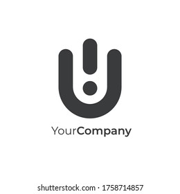 creative letter logo template with minimalist style for brand identity