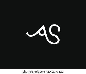 Diseño de vectores de plantillas de logotipos de letras de Creative AS