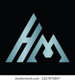 Ilustración vectorial del logotipo de letra creativa.