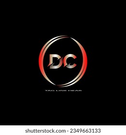 creative letter logo.gradient logo design with black backgroundfor your company.